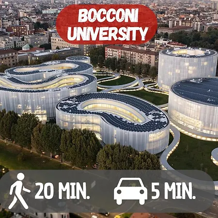 Apartment 5' From Bocconi With 2 Bedr And 2 Bathr